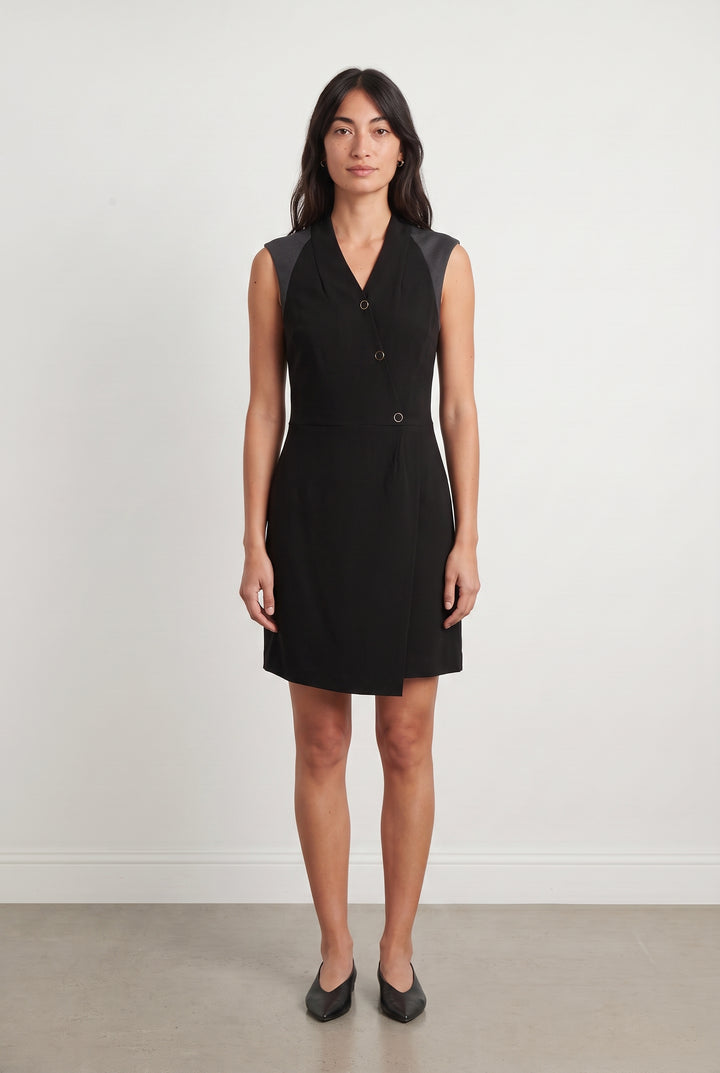 Robe noire - Taille M/38 de la marque Tara Jarmon | PARAD44307 - Vendu par Paradigme - Image 1