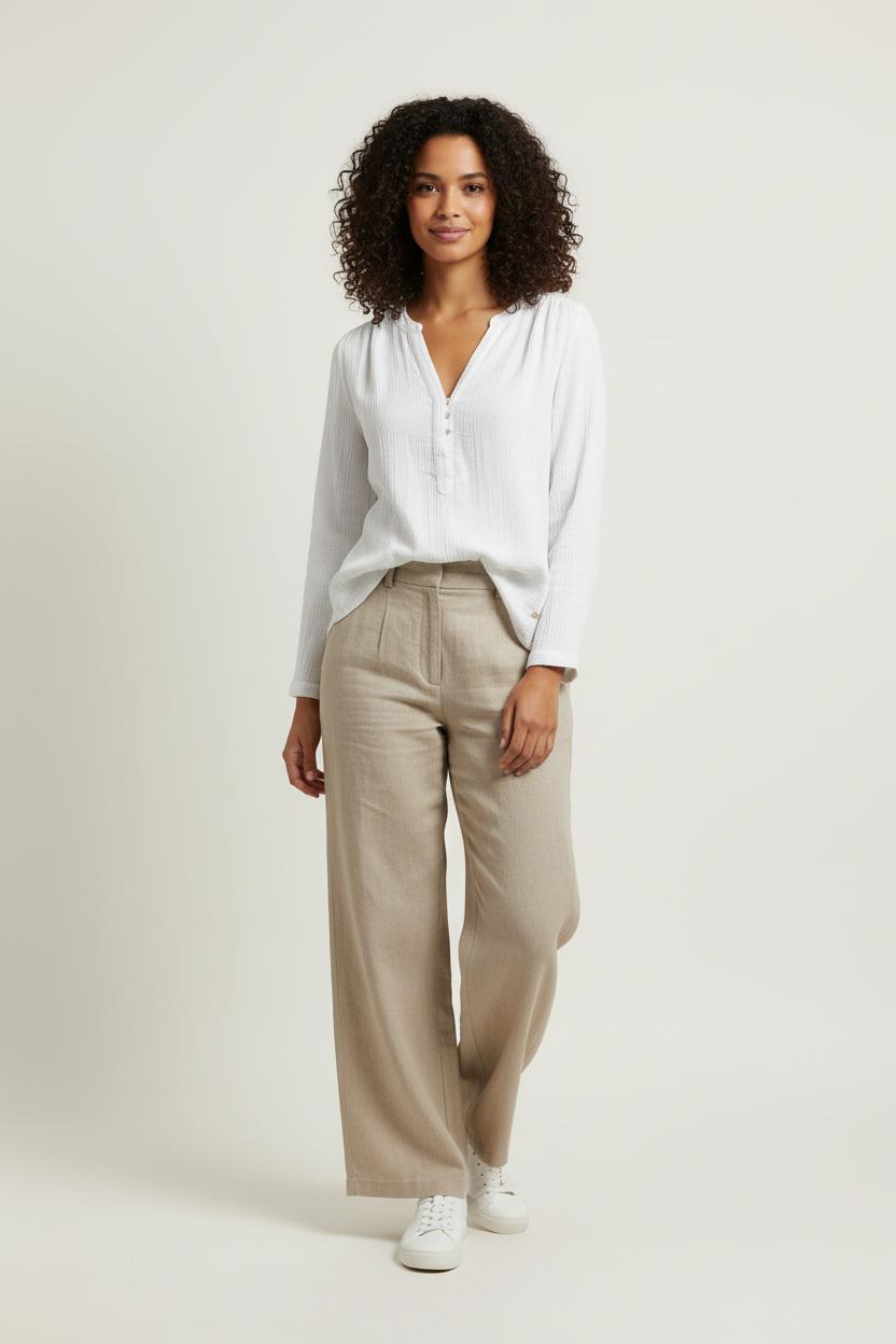 Blouse blanche - Taille XS/34 de la marque Des petits hauts | PARAD44315 - Vendu par Paradigme - Image 1