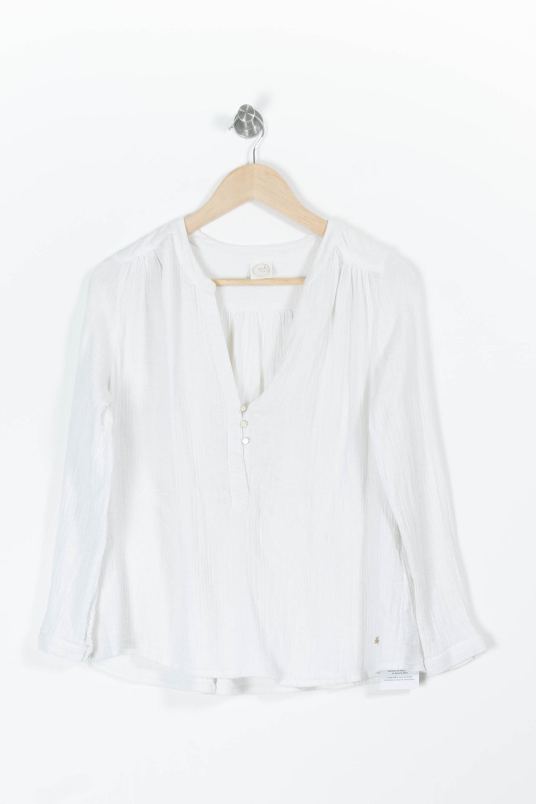 Blouse blanche - Taille XS/34 de la marque Des petits hauts | PARAD44315 - Vendu par Paradigme - Image 2