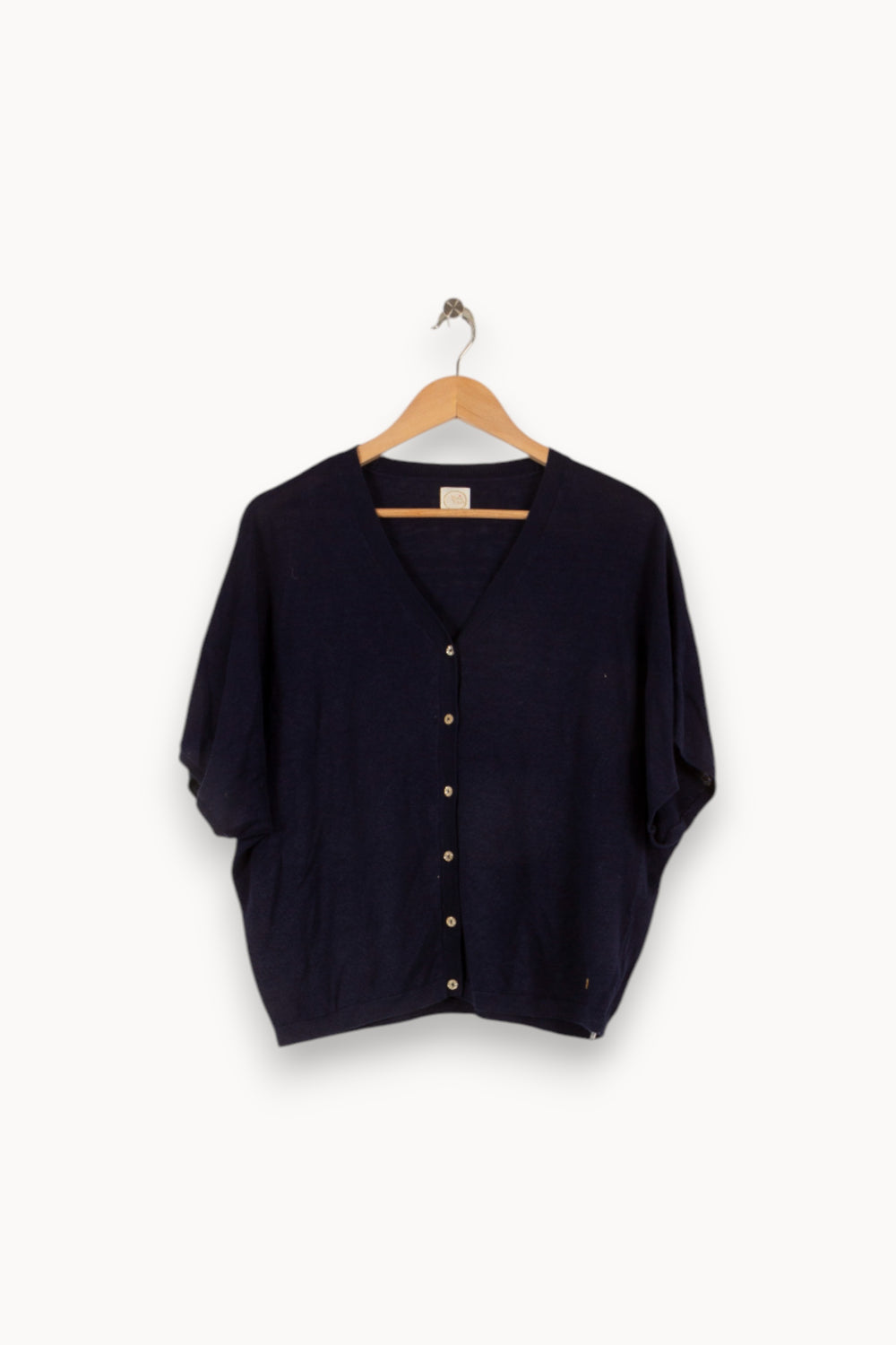 Cardigan bleu foncé - Taille XS/34 de la marque Des petits hauts | PARAD44317 - Vendu par Paradigme - Image 1
