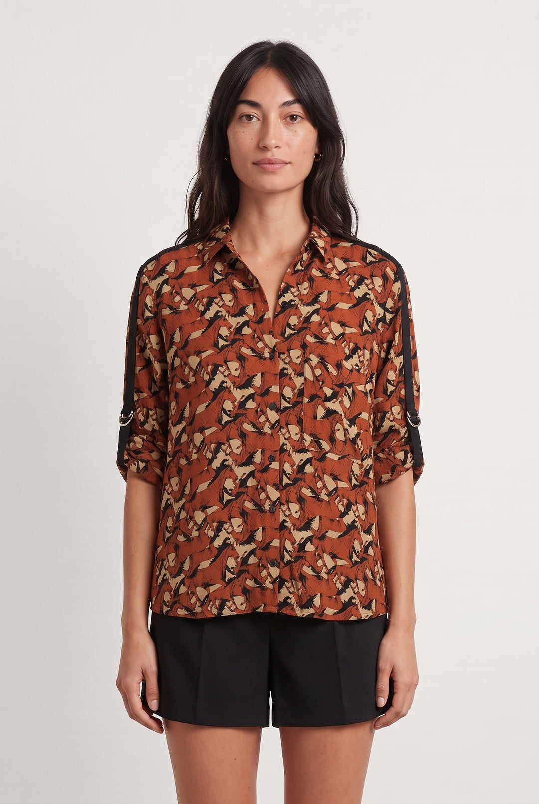Chemise à motifs - Taille M/38 de la marque Maison 123 | PARAD44324 - Vendu par Paradigme - Image 1