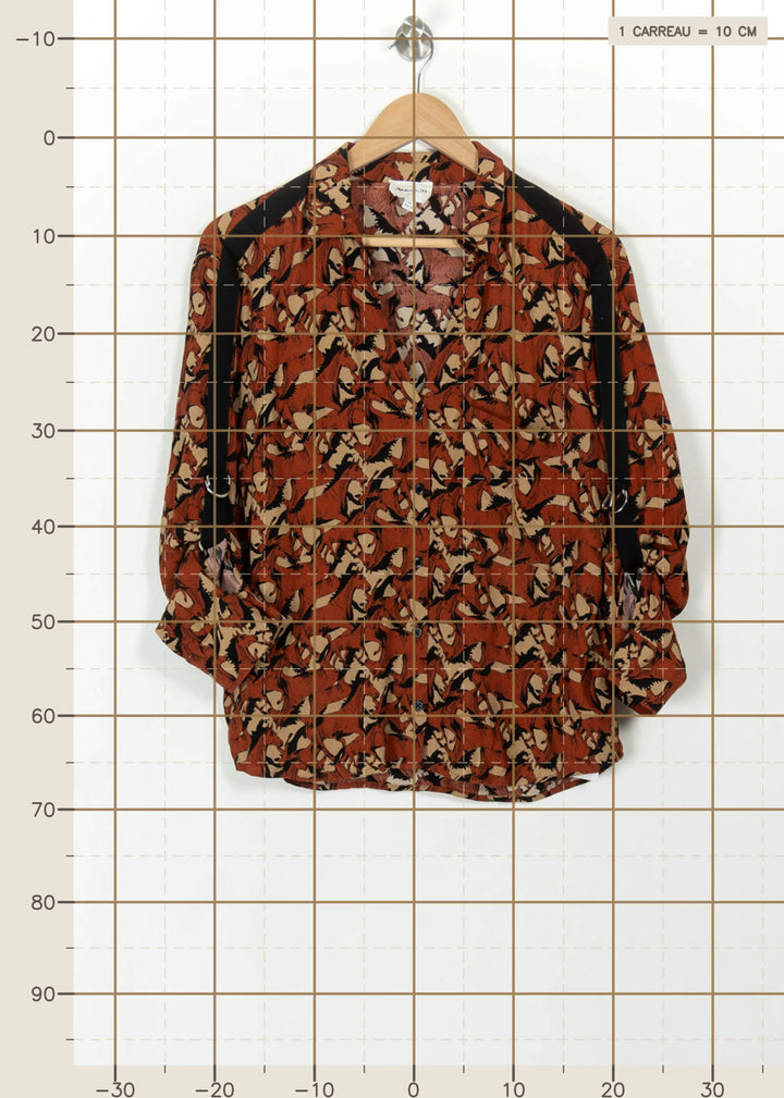 Chemise à motifs - Taille M/38 de la marque Maison 123 | PARAD44324 - Vendu par Paradigme - Image 4