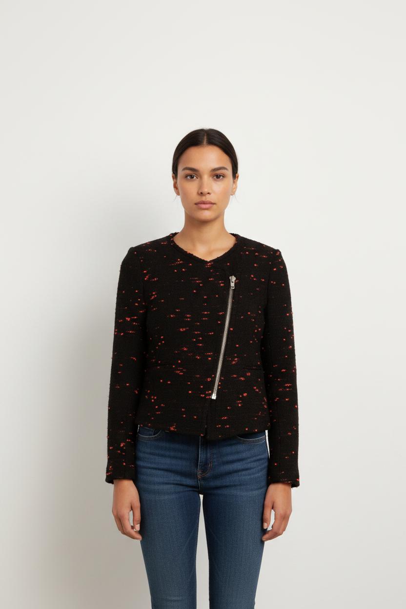 Veste noire et rose - Taille S/36