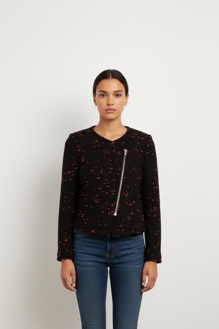 Veste noire et rose - Taille S/36