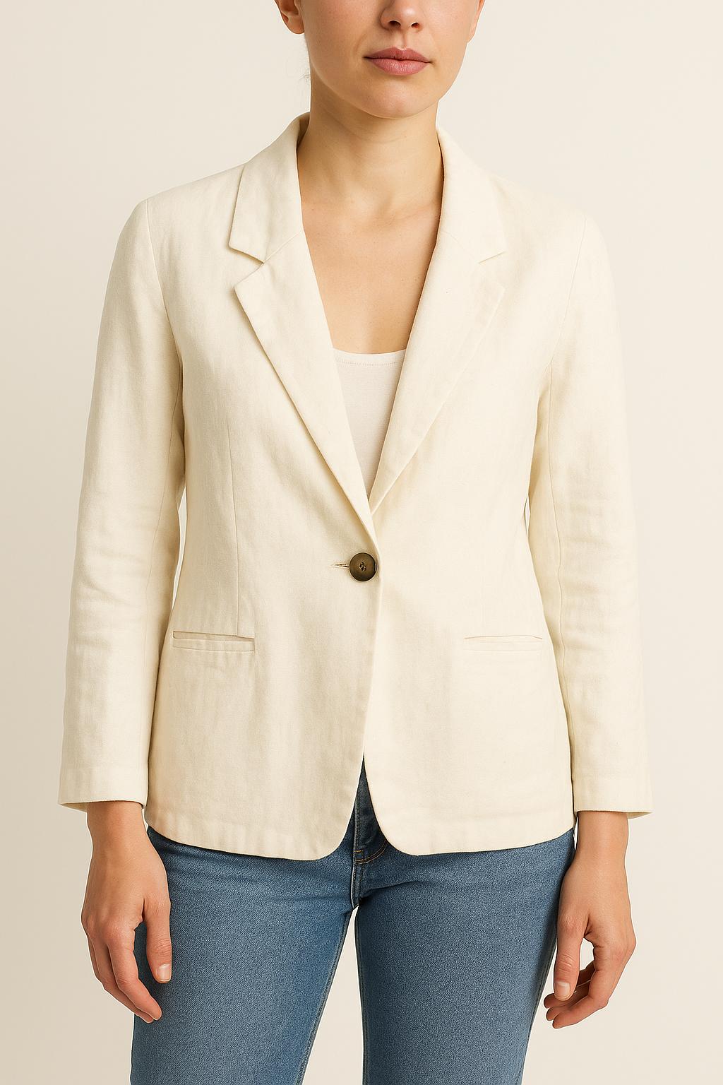 Veste blanche - Taille S/36 de la marque Notshy Cashmere | PARAD44327 - Vendu par Paradigme - Image 1