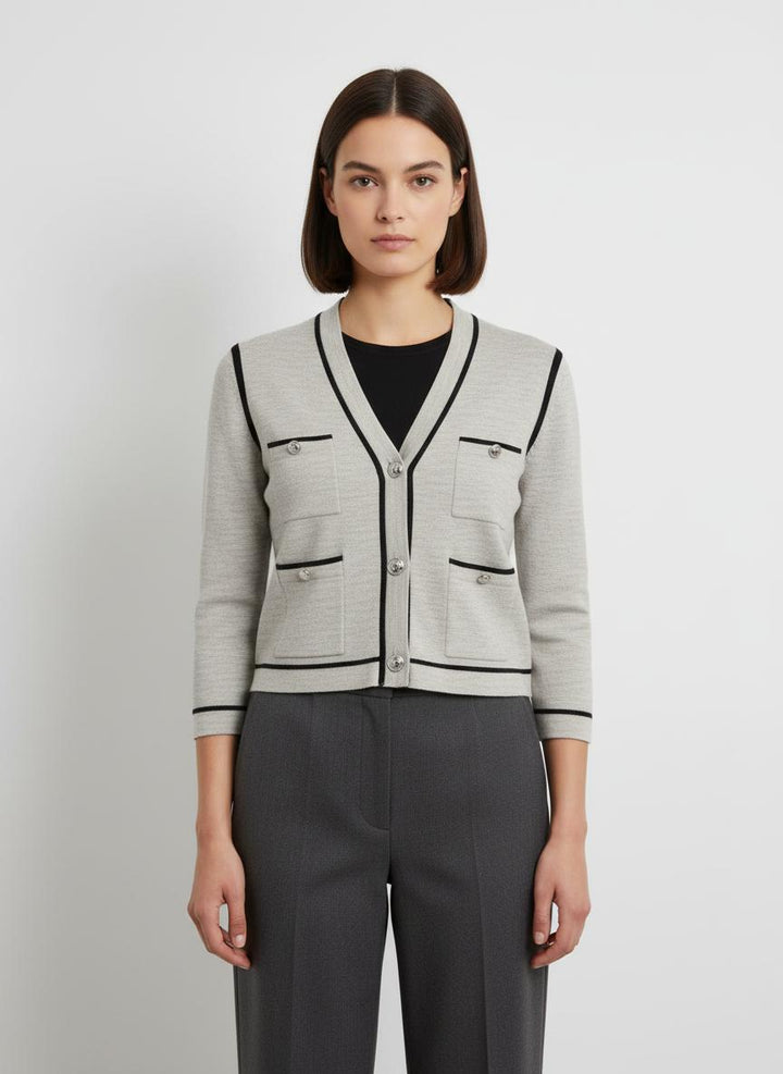 Cardigan gris - Taille S/36