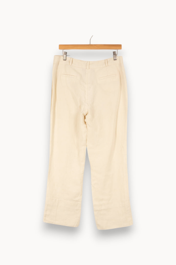 Pantalon blanc - Taille L/40 de la marque Maison 123 | PARAD44341 - Vendu par Paradigme - Image 3