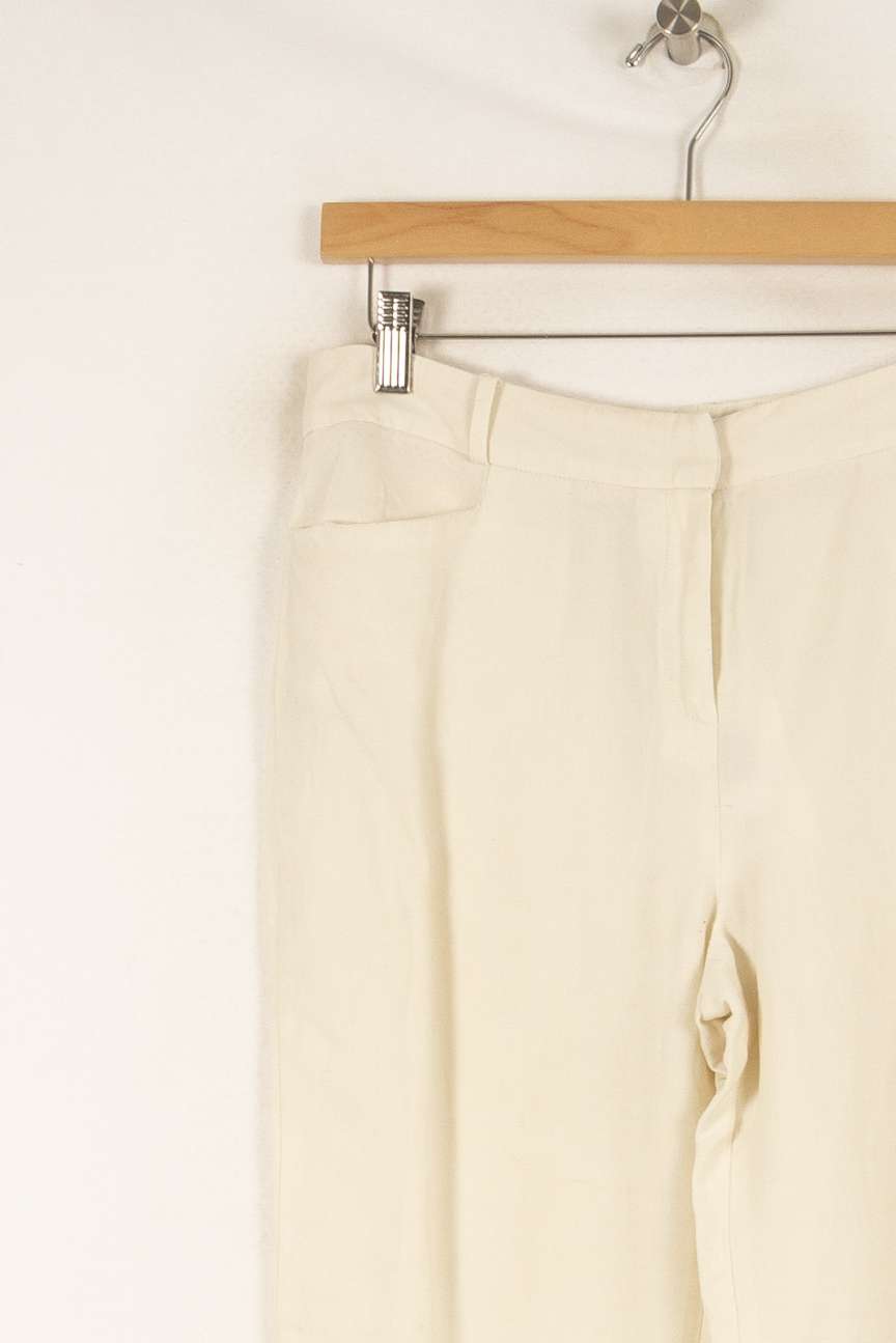 Pantalon blanc - Taille L/40 de la marque Maison 123 | PARAD44341 - Vendu par Paradigme - Image 2