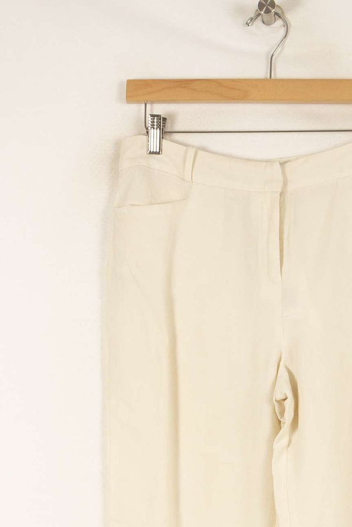 Pantalon blanc - Taille L/40 de la marque Maison 123 | PARAD44341 - Vendu par Paradigme - Image 2