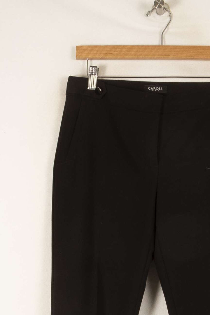 Pantalon noir - Taille S/36 de la marque Caroll | PARAD44347 - Vendu par Paradigme - Image 2