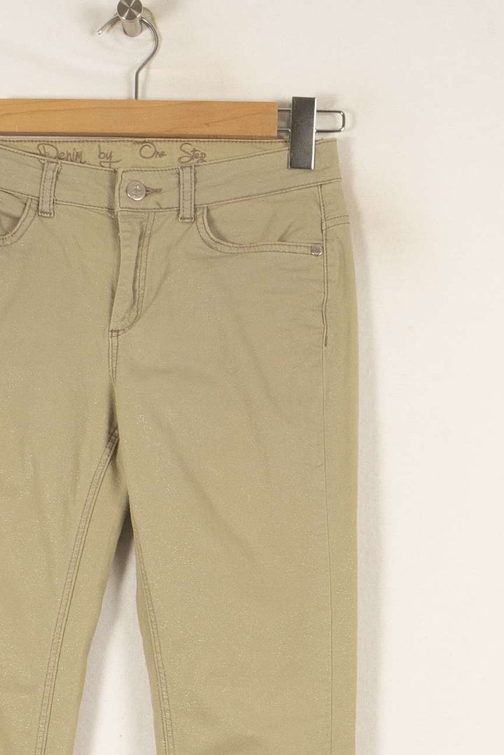Jean vert clair - Taille S/36 de la marque One Step | PARAD44353 - Vendu par Paradigme - Image 2