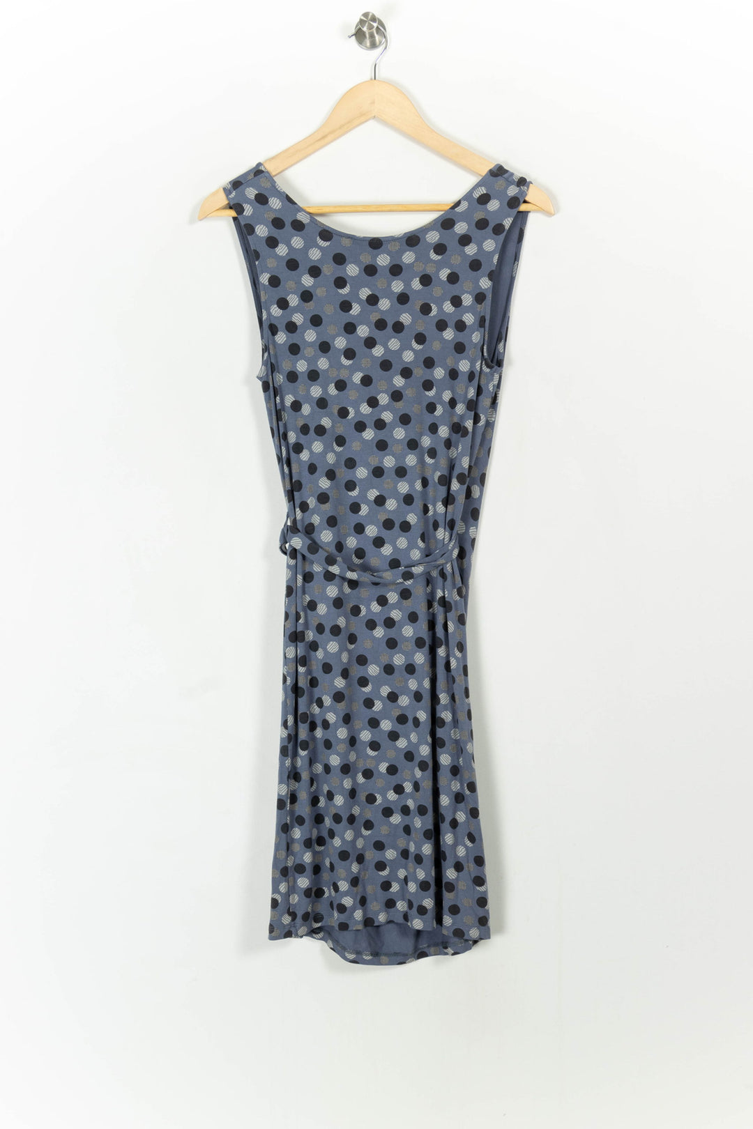 Robe bleue à pois - Taille M/38 de la marque La Fée Maraboutée | PARAD44359 - Vendu par Paradigme - Image 4
