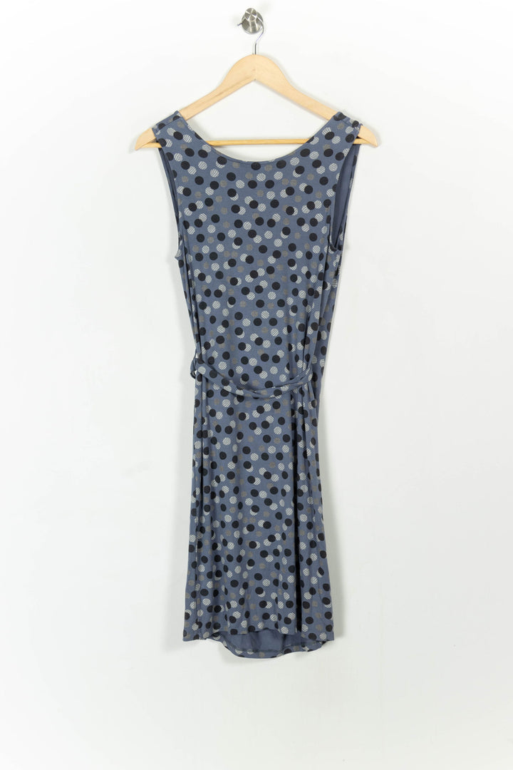 Robe bleue à pois - Taille M/38 de la marque La Fée Maraboutée | PARAD44359 - Vendu par Paradigme - Image 4