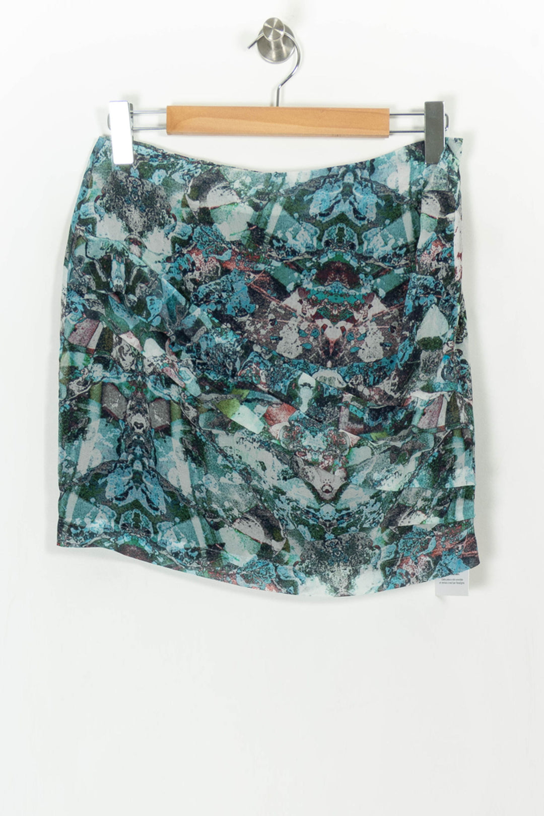 Jupe bleue à motifs - Taille M/38 de la marque IKKS | PARAD44363 - Vendu par Paradigme - Image 2