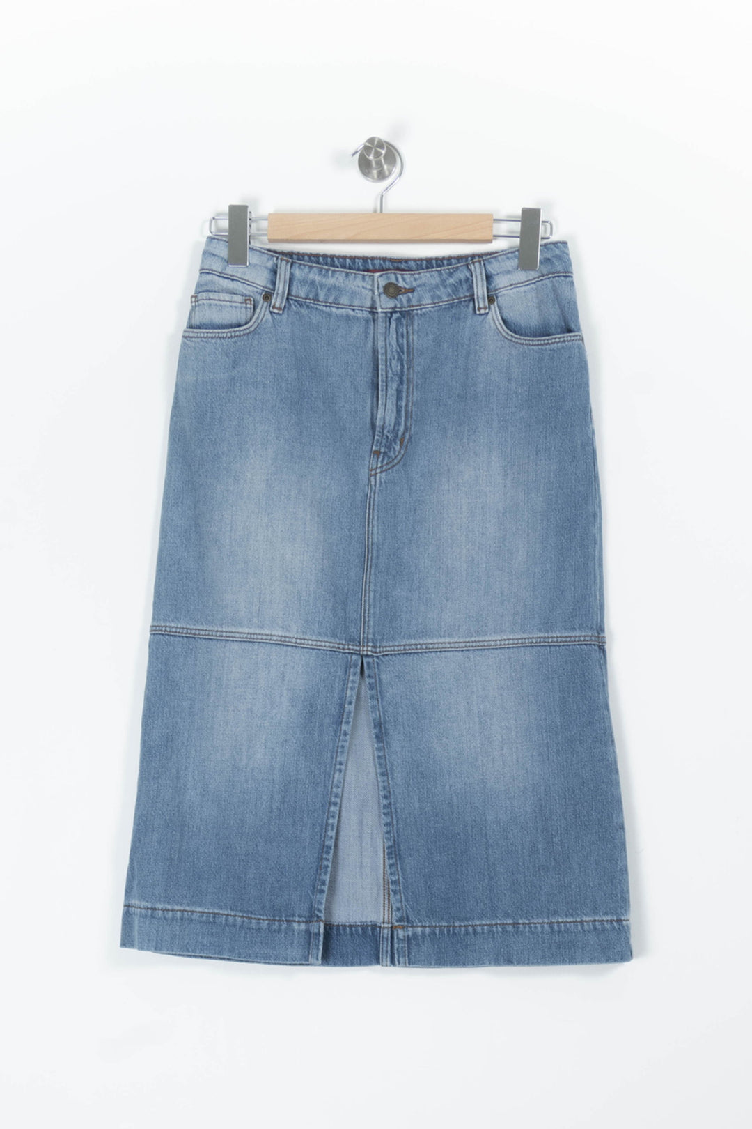 Jupe en jean bleue - Taille M/38 de la marque Comptoir des Cotonniers | PARAD44364 - Vendu par Paradigme - Image 2