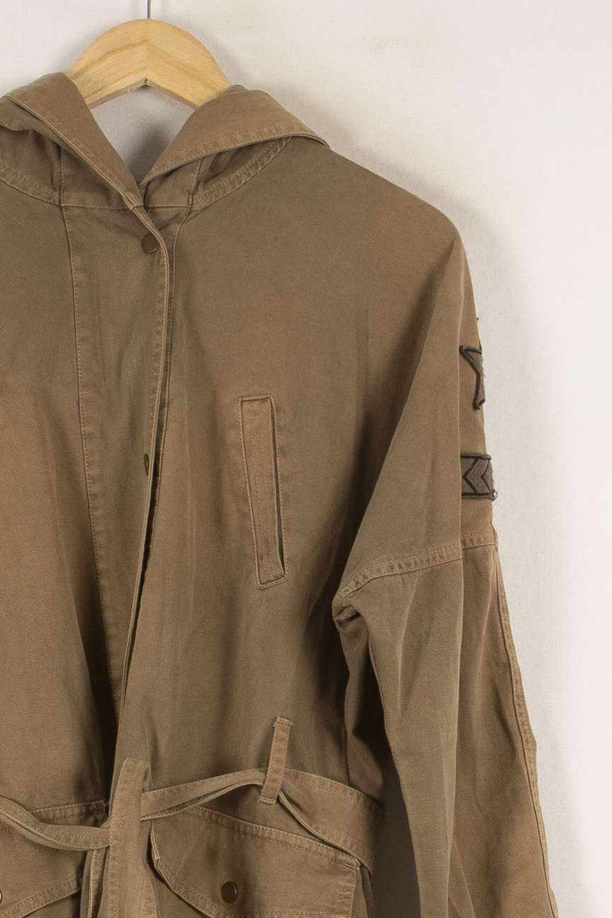 Parka verte/marron - Taille M/38 de la marque Sud express | PARAD44365 - Vendu par Paradigme - Image 2