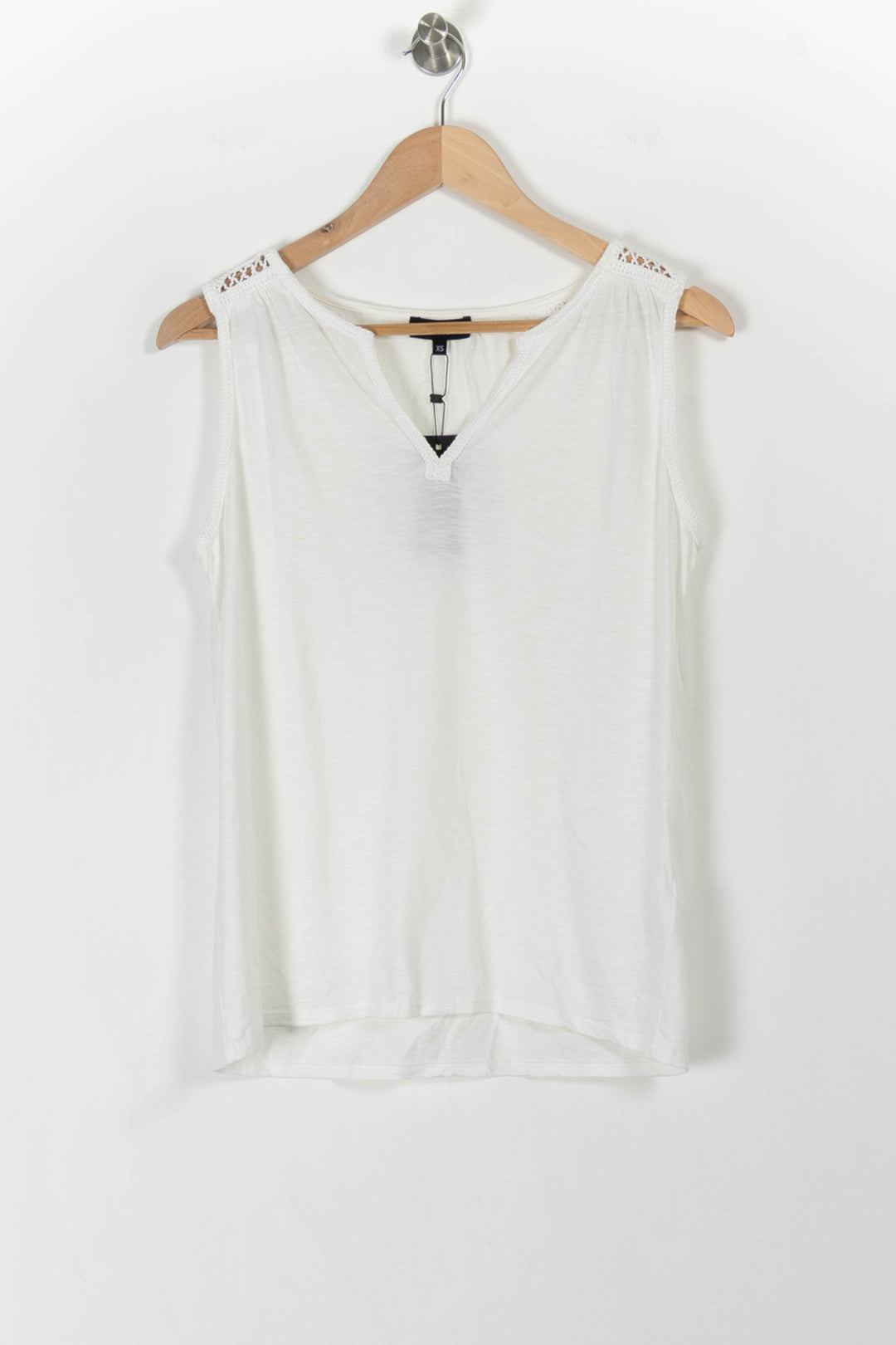 Débardeur blanc - Taille XS/34 de la marque Caroll | PARAD44370 - Vendu par Paradigme - Image 2