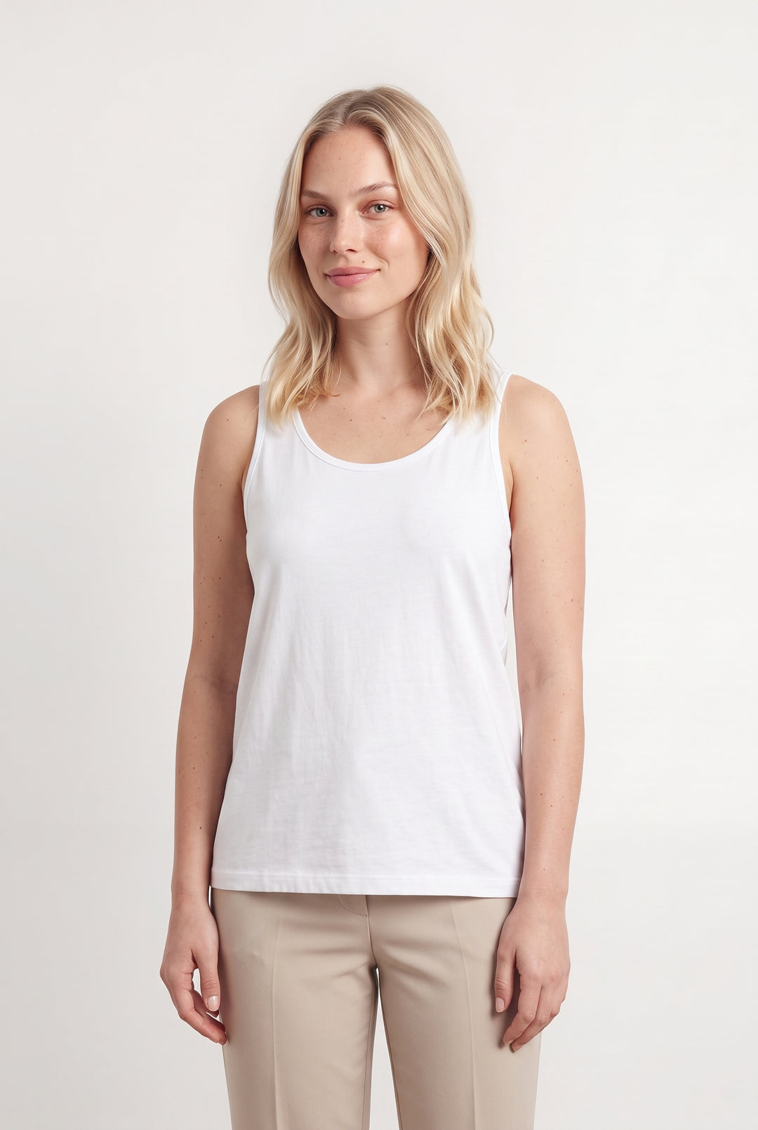 Débardeur blanc - Taille L/40 de la marque IKKS | PARAD44371 - Vendu par Paradigme - Image 1