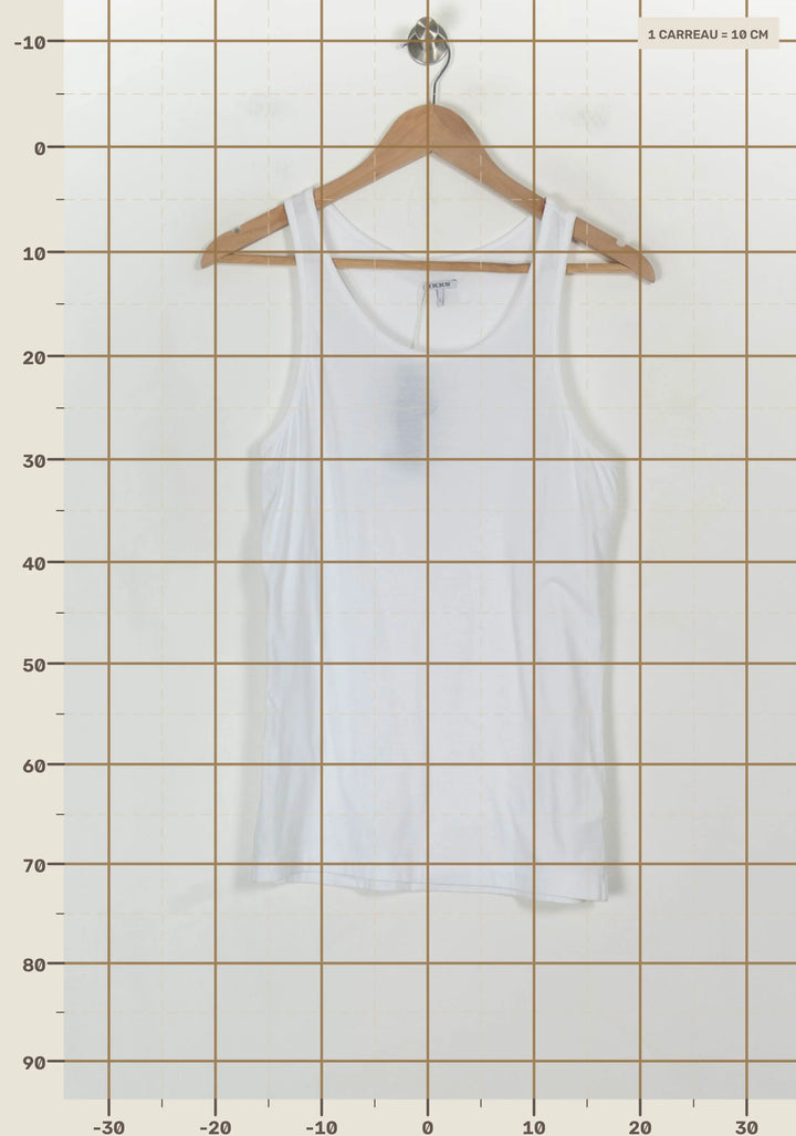 Débardeur blanc - Taille L/40 de la marque IKKS | PARAD44371 - Vendu par Paradigme - Image 4