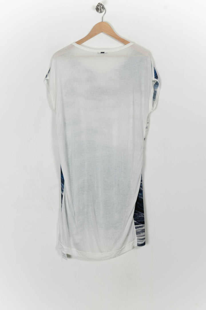 Robe blanche et bleue - Taille S/36 de la marque IKKS | PARAD44375 - Vendu par Paradigme - Image 4