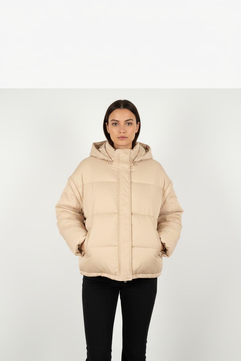Doudoune beige - Taille L/40