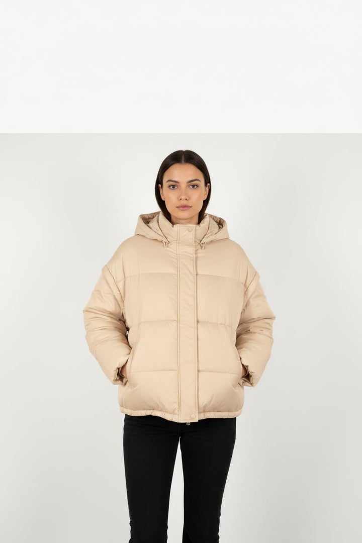 Doudoune beige - Taille L/40
