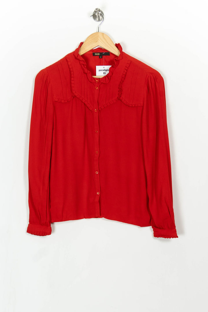 Chemise rouge - Taille L/40 de la marque Maje | PARAD44401 - Vendu par Paradigme - Image 2