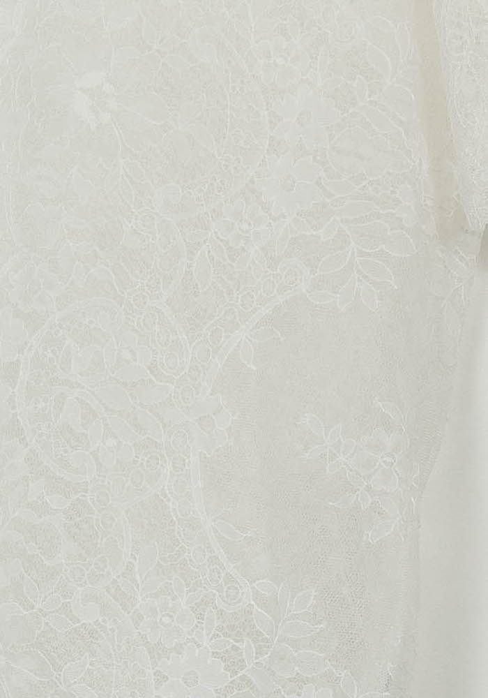 Blouse en dentelle blanche - Taille S/36 de la marque The Kooples | PARAD44421 - Vendu par Paradigme - Image 3