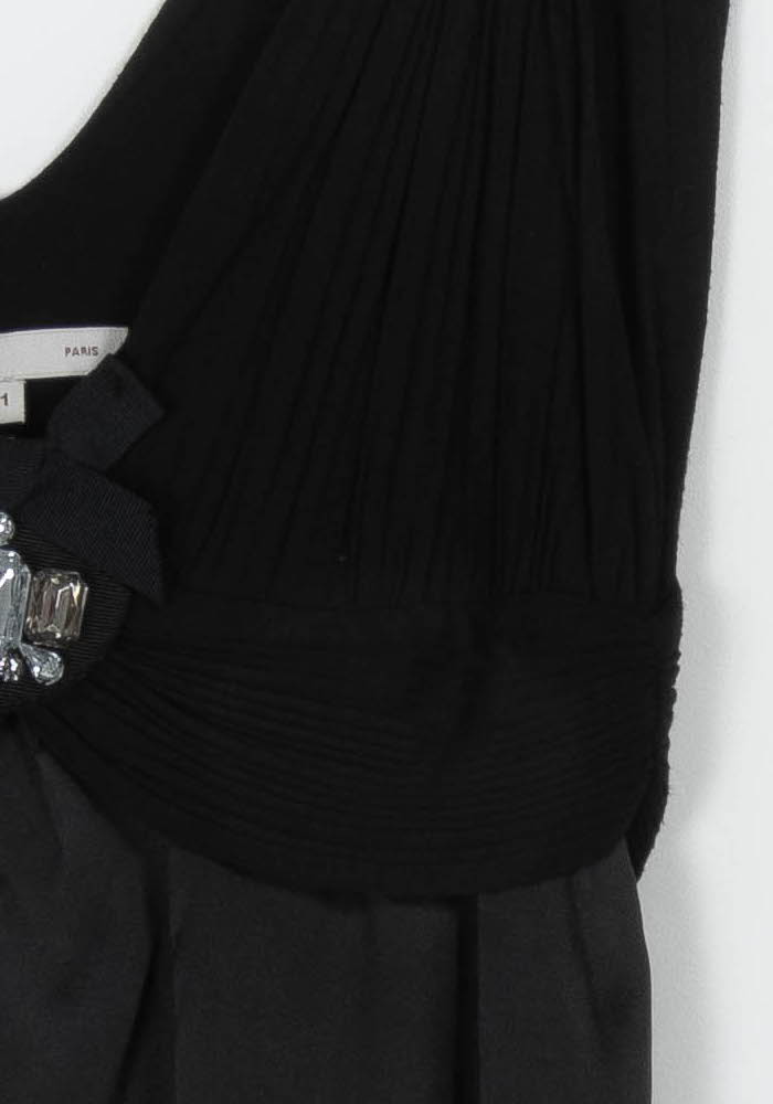 Robe noire avec détail - Taille S/36 de la marque Maje | PARAD44423 - Vendu par Paradigme - Image 3