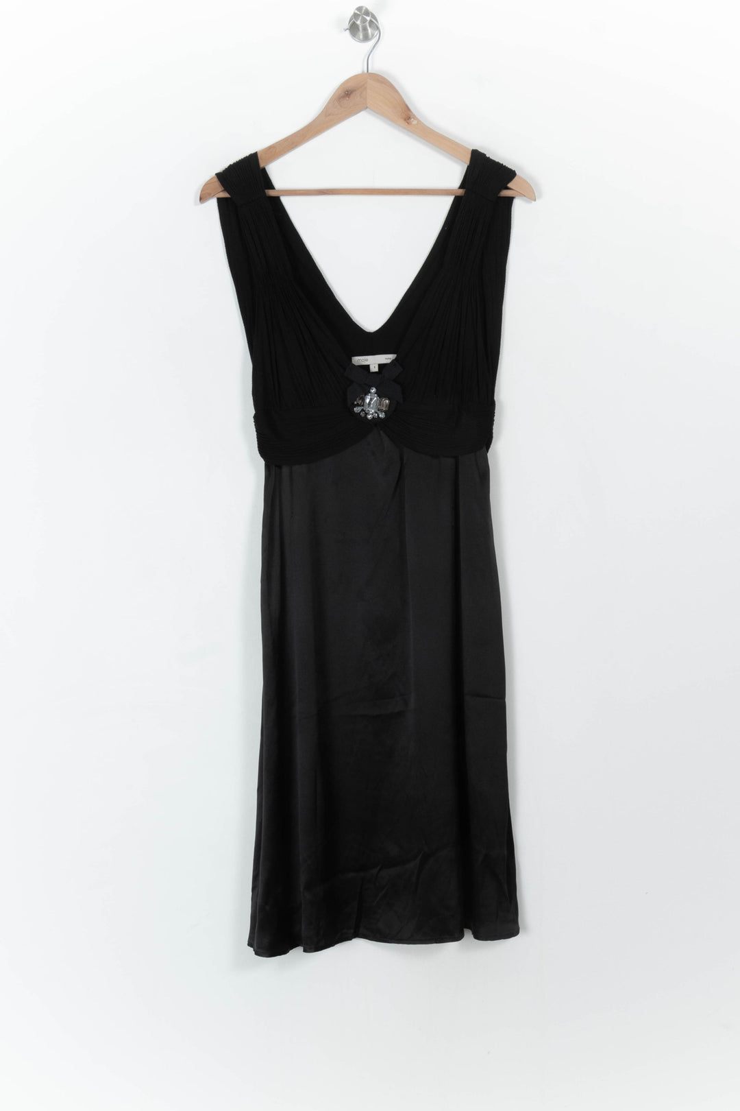 Robe noire avec détail - Taille S/36 de la marque Maje | PARAD44423 - Vendu par Paradigme - Image 2