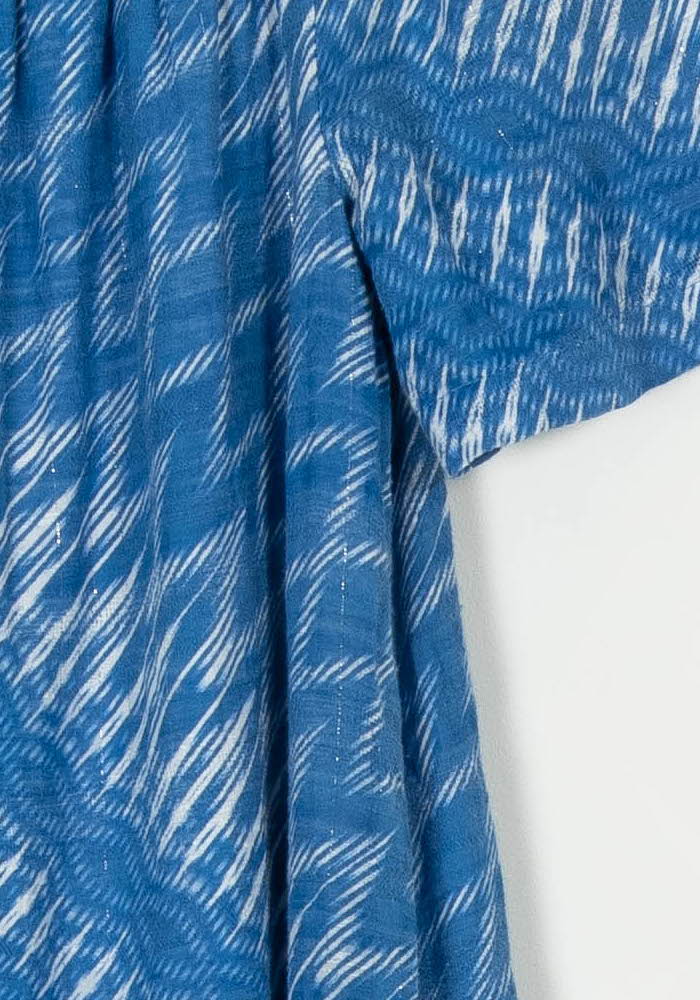 Robe bleue et blanche - Taille S/36 de la marque Caroll | PARAD44429 - Vendu par Paradigme - Image 3