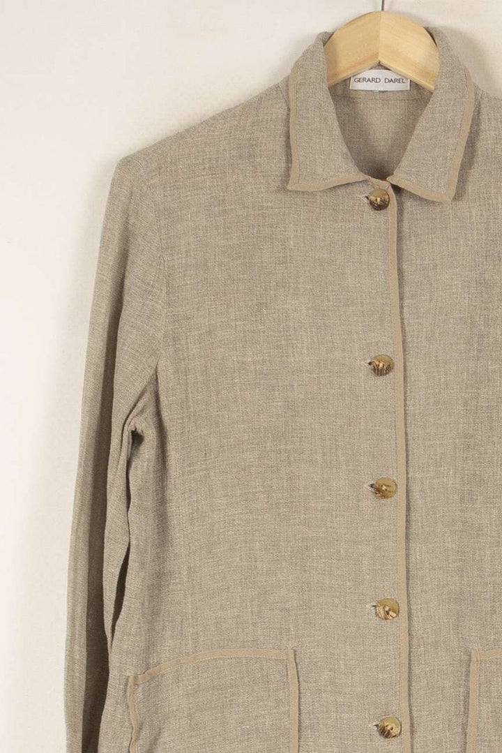Veste grise - Taille L/40 de la marque Gerard Darel | PARAD44439 - Vendu par Paradigme - Image 2