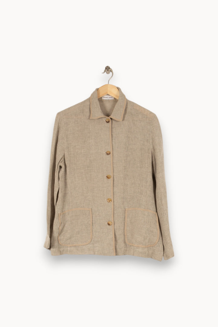 Veste grise - Taille L/40 de la marque Gerard Darel | PARAD44439 - Vendu par Paradigme - Image 1