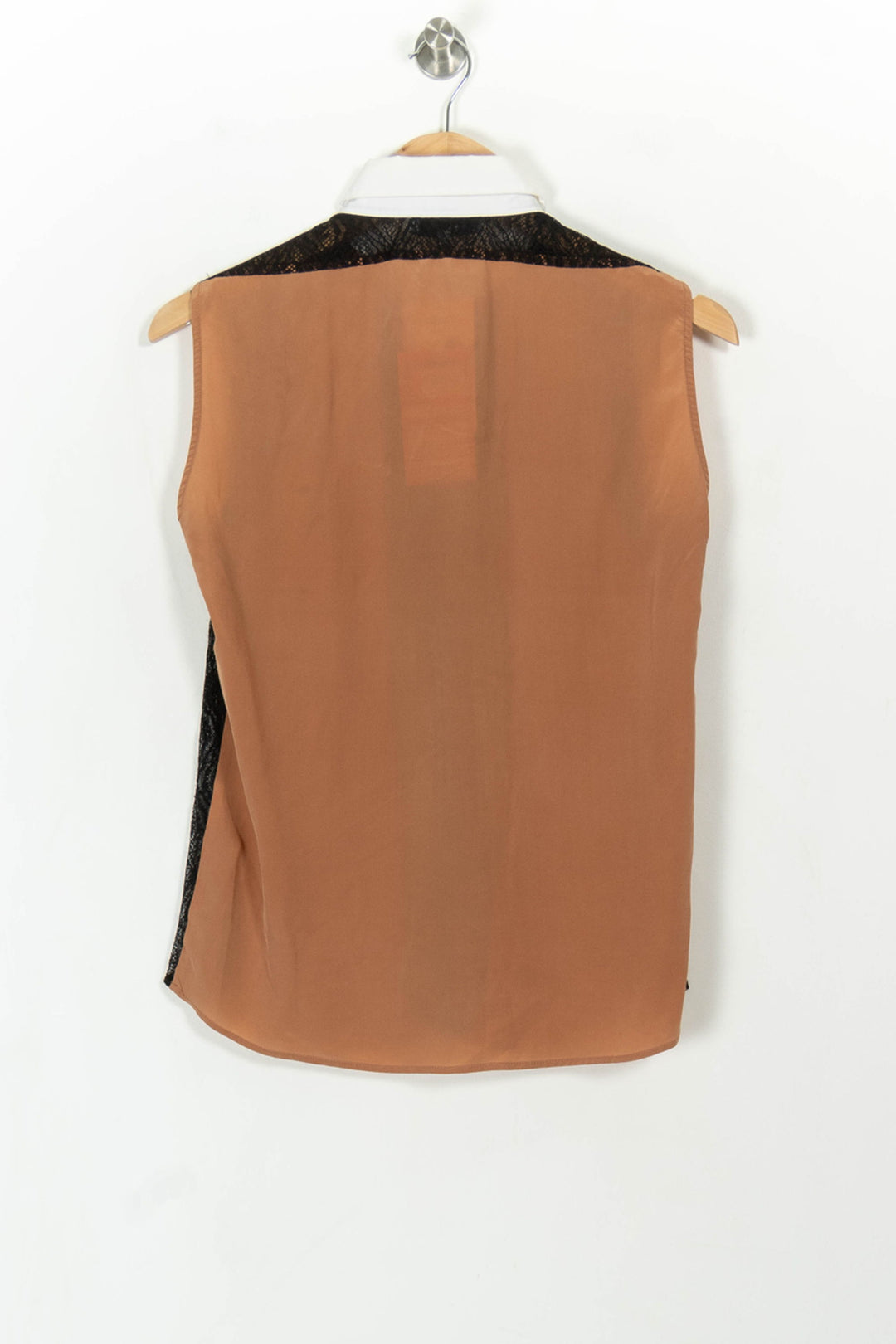 Top orange et noir avec dentelle - Taille S/36 de la marque Sandro | PARAD44442 - Vendu par Paradigme - Image 5