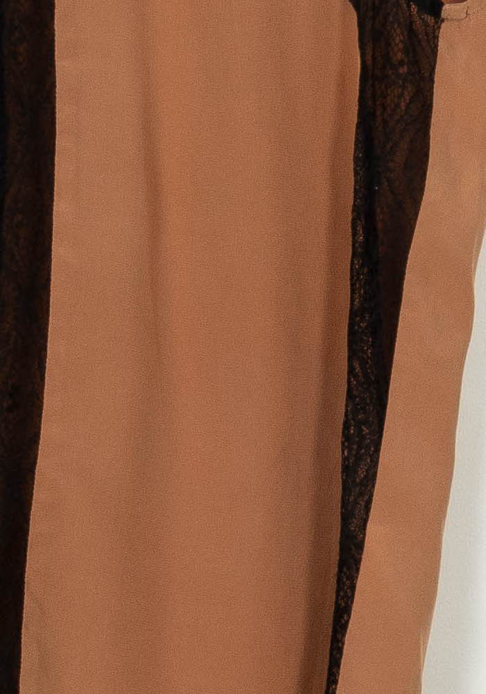 Top orange et noir avec dentelle - Taille S/36 de la marque Sandro | PARAD44442 - Vendu par Paradigme - Image 3