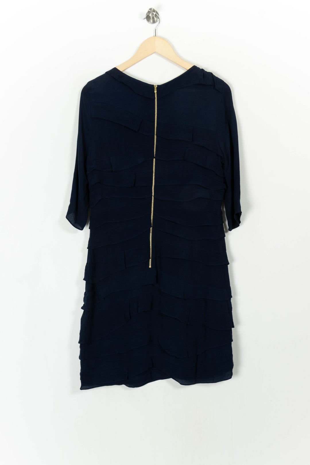Robe bleu foncé - Taille M/38 de la marque Sandro | PARAD44443 - Vendu par Paradigme - Image 4