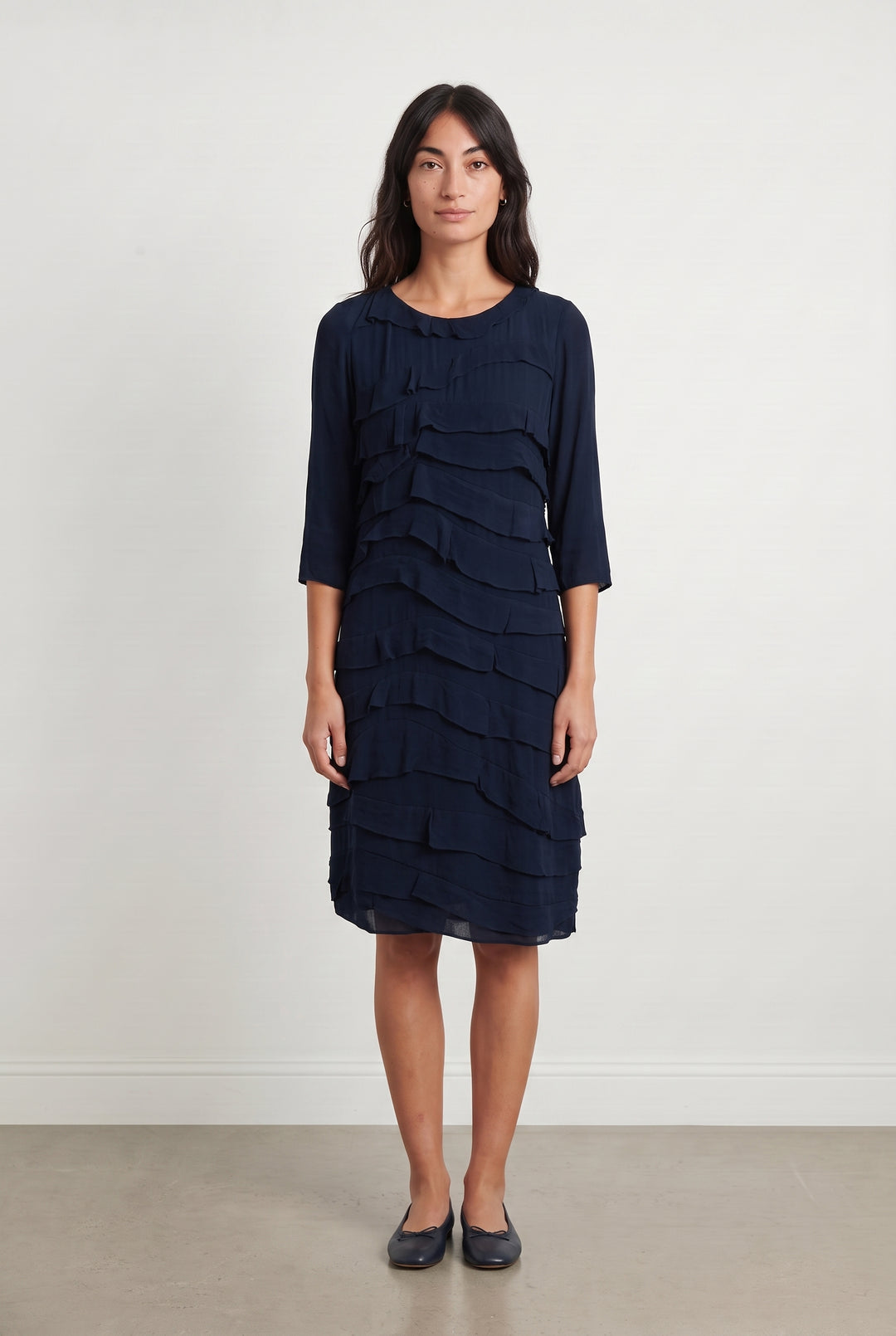 Robe bleu foncé - Taille M/38 de la marque Sandro | PARAD44443 - Vendu par Paradigme - Image 1