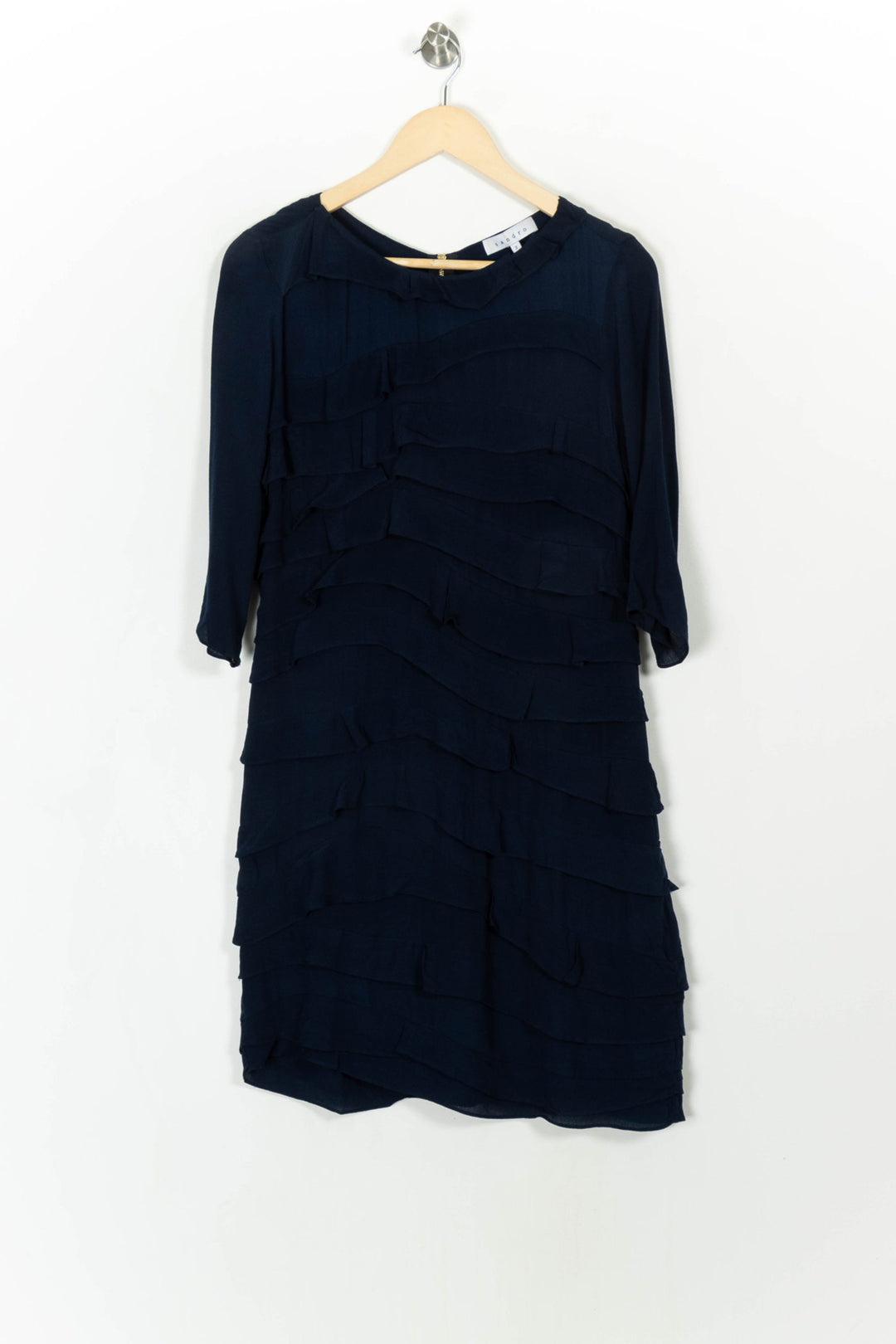 Robe bleu foncé - Taille M/38 de la marque Sandro | PARAD44443 - Vendu par Paradigme - Image 2