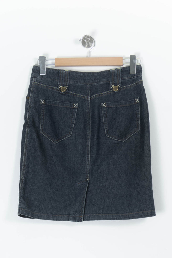 Jupe en jean bleu - Taille M/38 de la marque Caroll | PARAD44448 - Vendu par Paradigme - Image 4