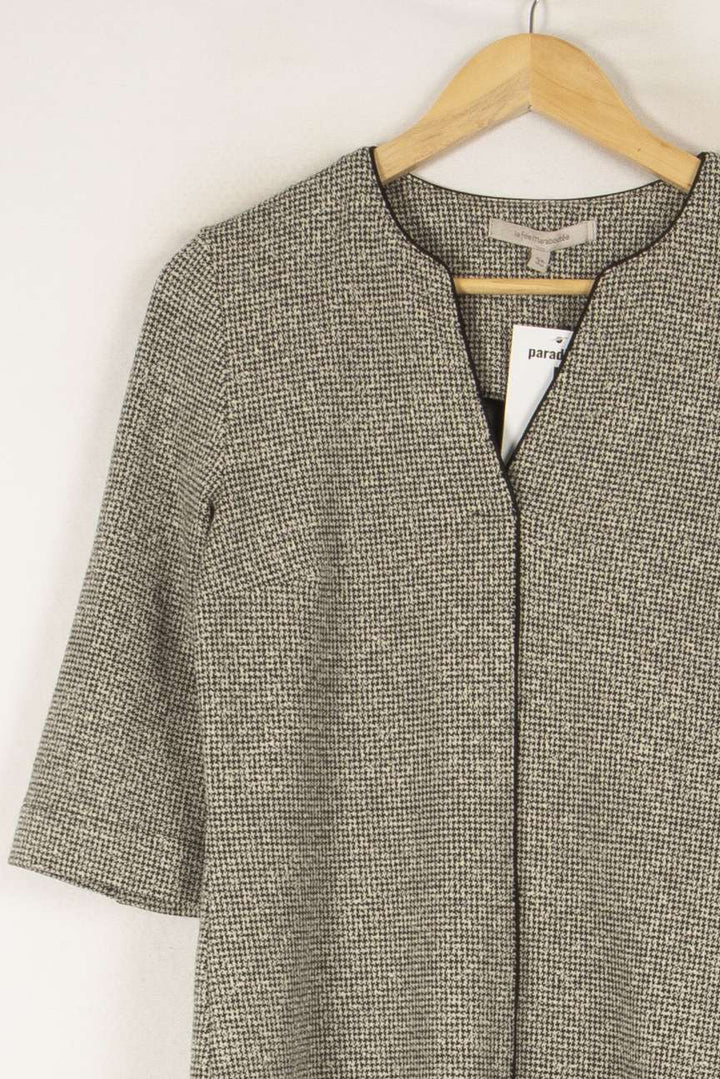 Robe noire et blanche - Taille M/38 de la marque La Fée Maraboutée | PARAD44450 - Vendu par Paradigme - Image 2