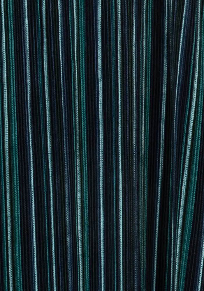 Jupe longue verte rayée - Taille L/40 de la marque La Fée Maraboutée | PARAD44457 - Vendu par Paradigme - Image 3