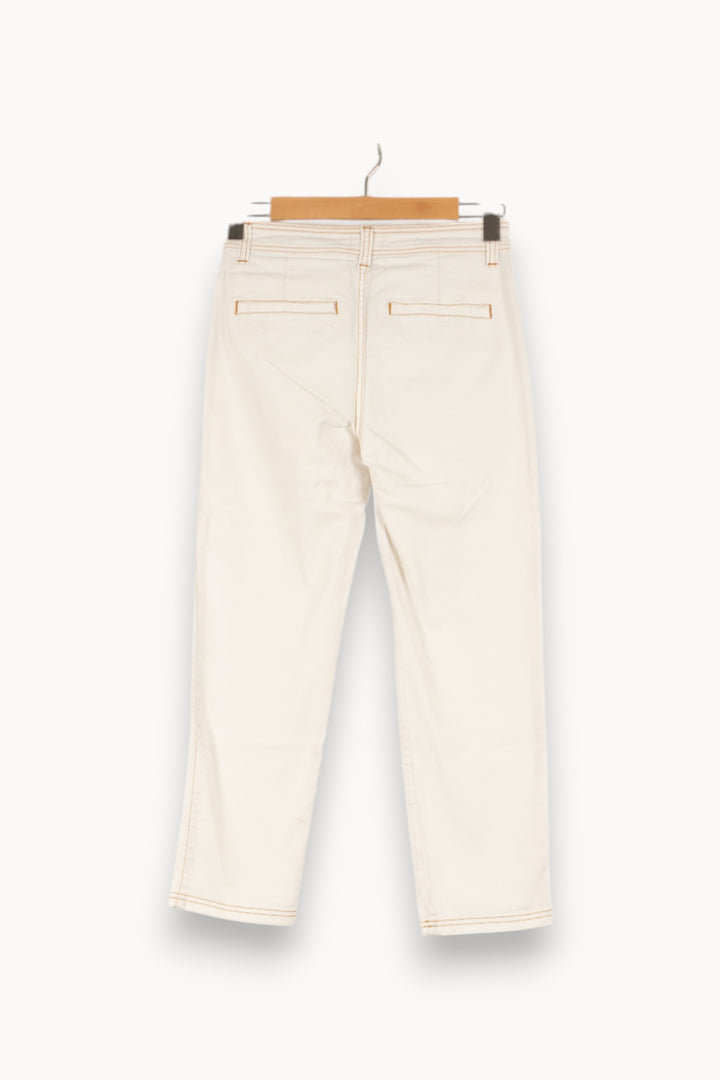Jean blanc - Taille XS/34 de la marque Claudie Pierlot | PARAD44466 - Vendu par Paradigme - Image 3