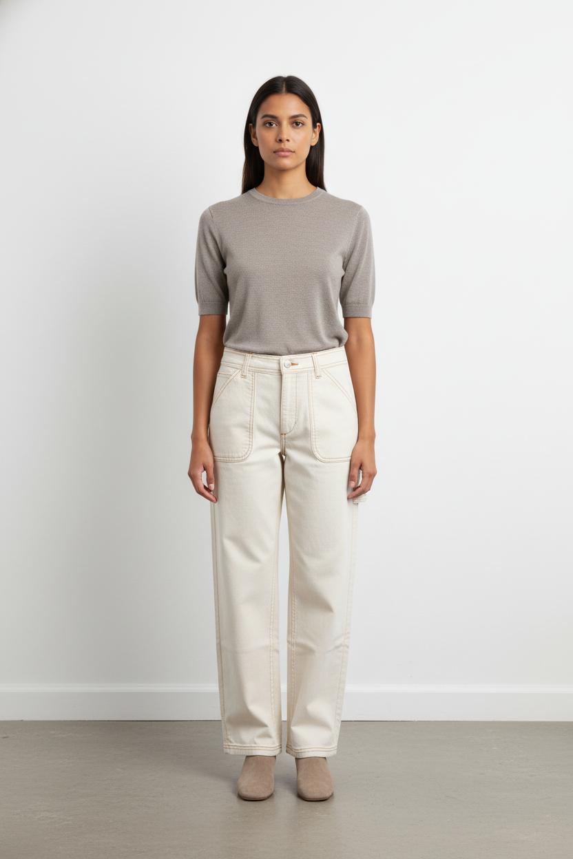 Jean blanc - Taille XS/34