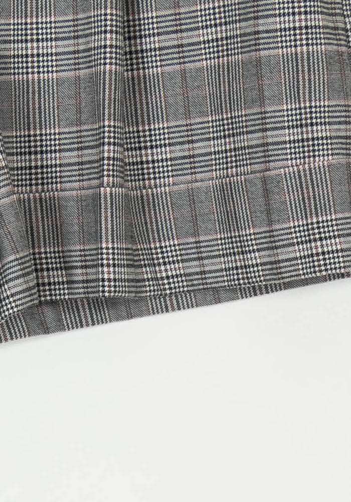Short gris à carreaux - Taille S/36 de la marque Claudie Pierlot | PARAD44467 - Vendu par Paradigme - Image 3