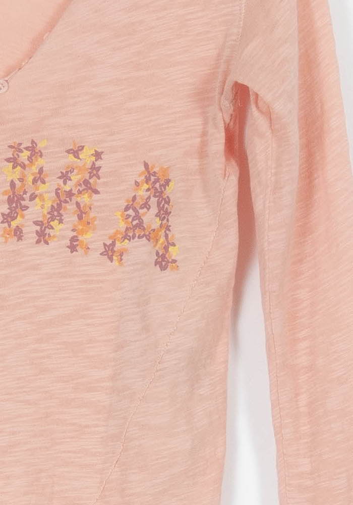 T-shirt manches longues orange/rose - Taille XS/34 de la marque Zadig&Voltaire | PARAD44473 - Vendu par Paradigme - Image 3