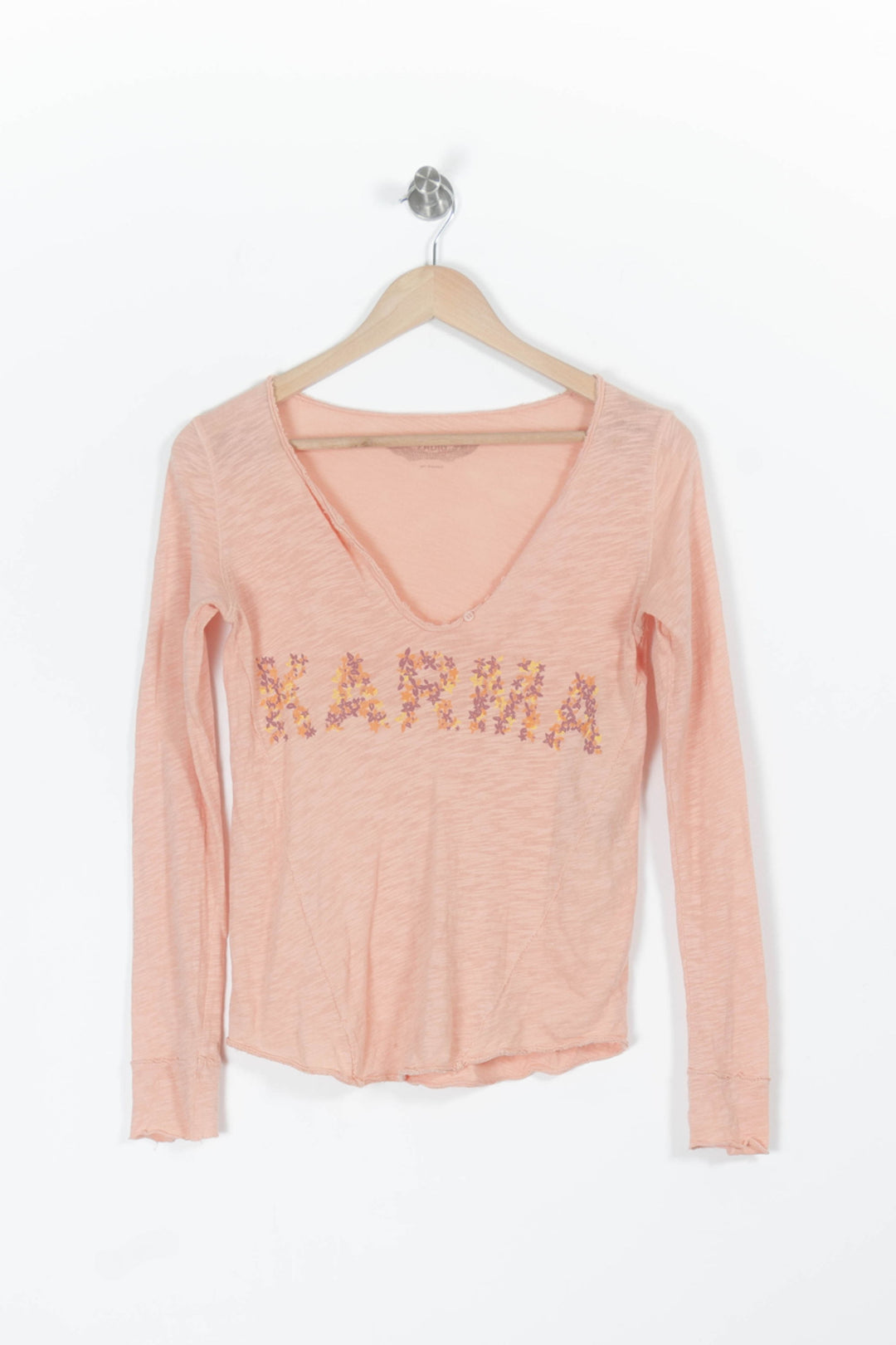 T-shirt manches longues orange/rose - Taille XS/34 de la marque Zadig&Voltaire | PARAD44473 - Vendu par Paradigme - Image 2