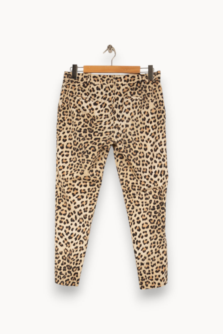 Pantalon beige léopard - Taille L/40 de la marque ZAPA | PARAD44488 - Vendu par Paradigme - Image 3