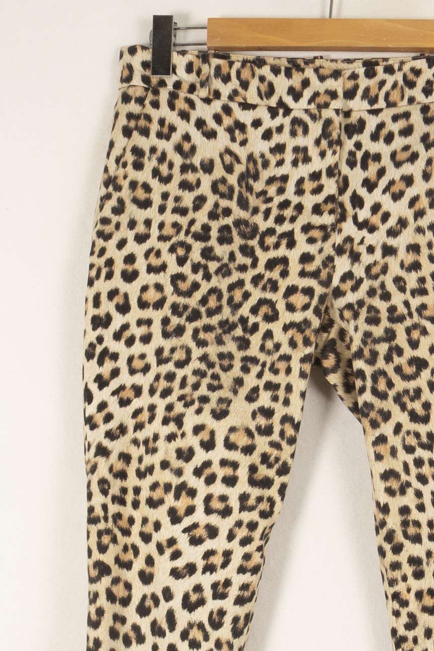 Pantalon beige léopard - Taille L/40 de la marque ZAPA | PARAD44488 - Vendu par Paradigme - Image 2