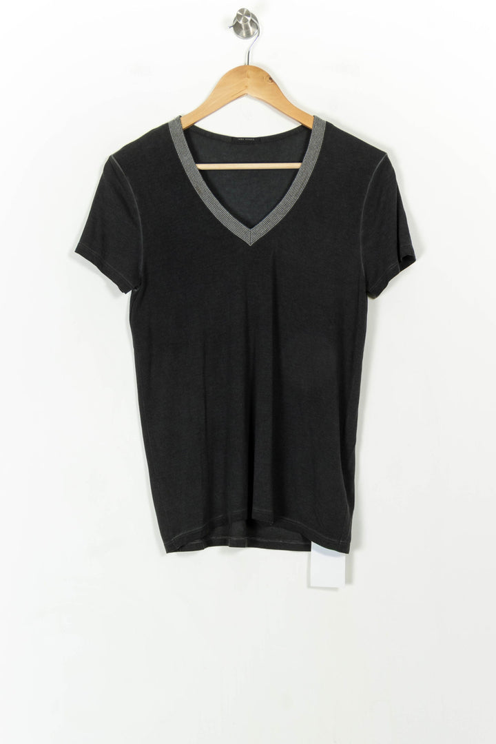 T-shirt gris foncé - Taille M/38 de la marque IKKS | PARAD44498 - Vendu par Paradigme - Image 2