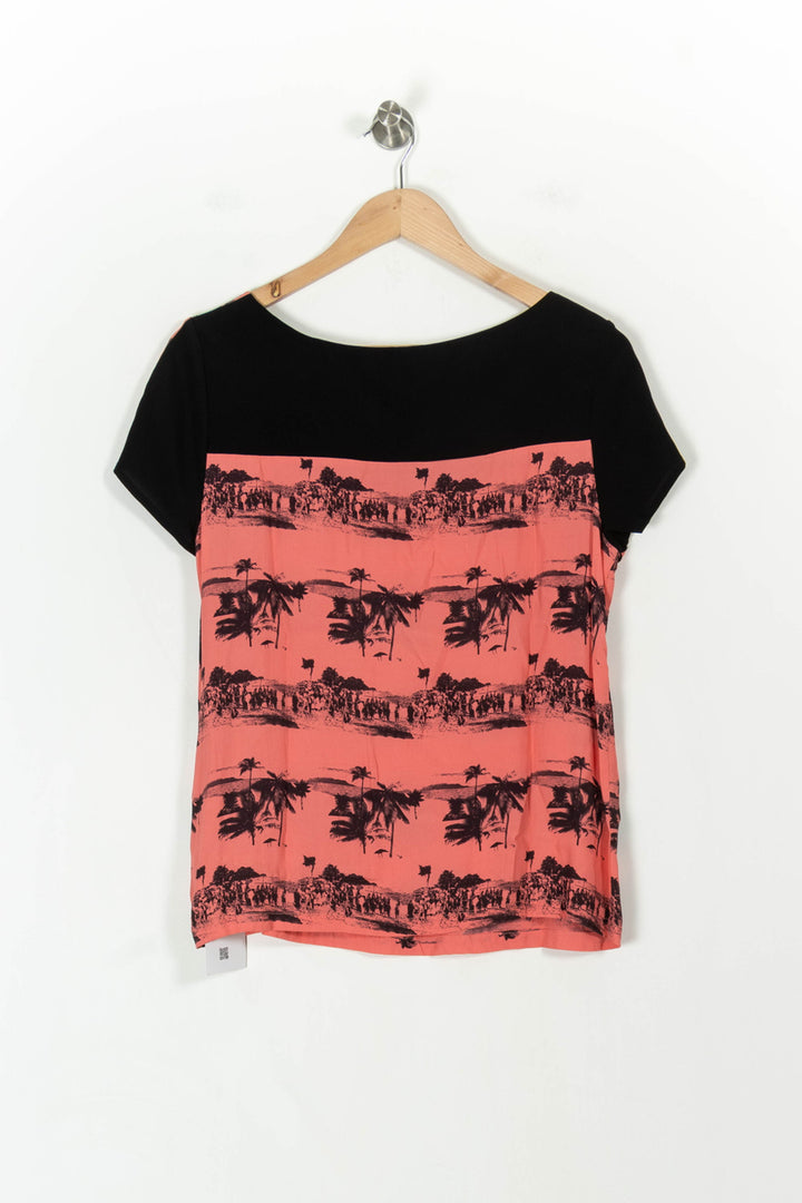 Top rose à motifs - Taille M/38 de la marque I.Code | PARAD44499 - Vendu par Paradigme - Image 4